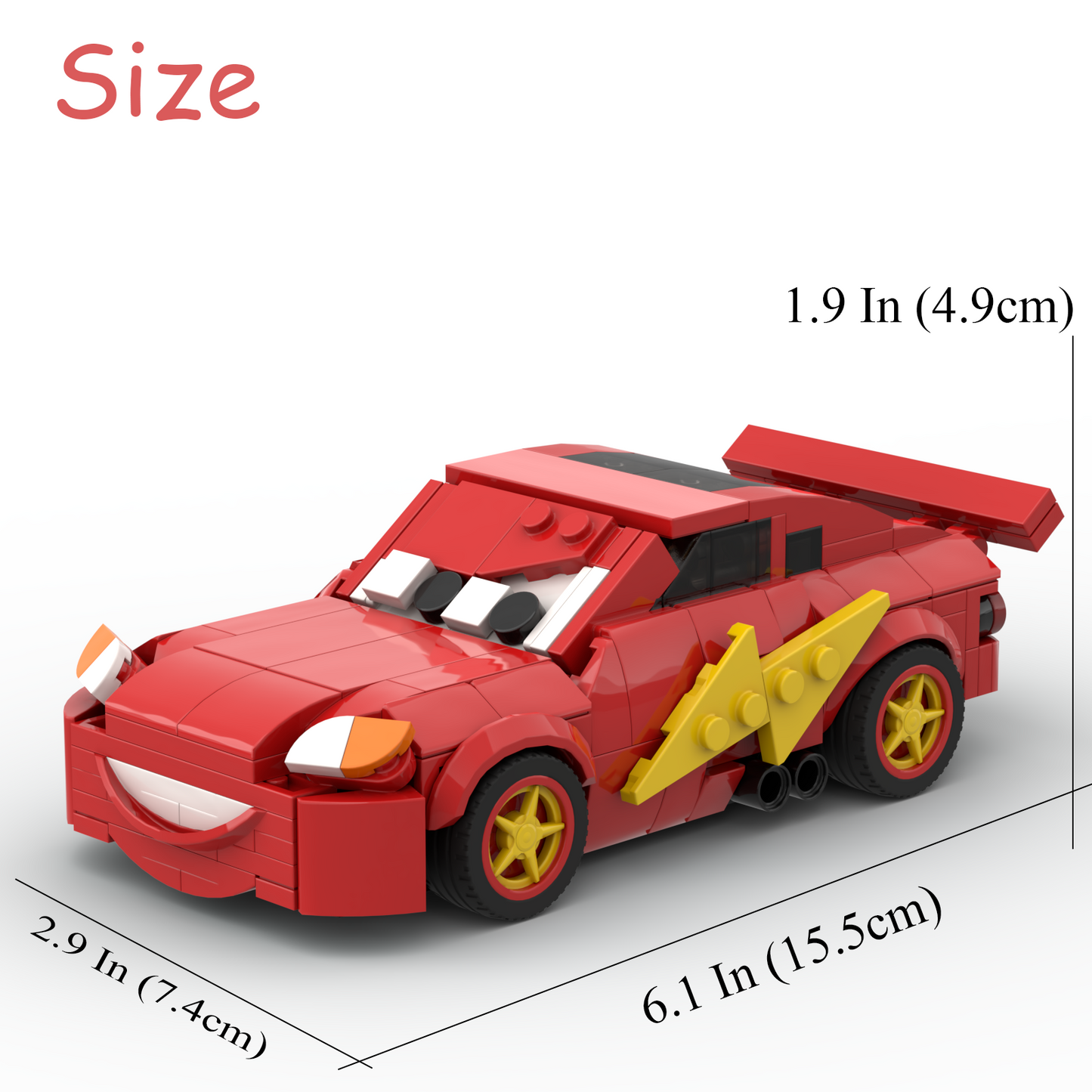 Sports Car Compatible With Lightning McQueen